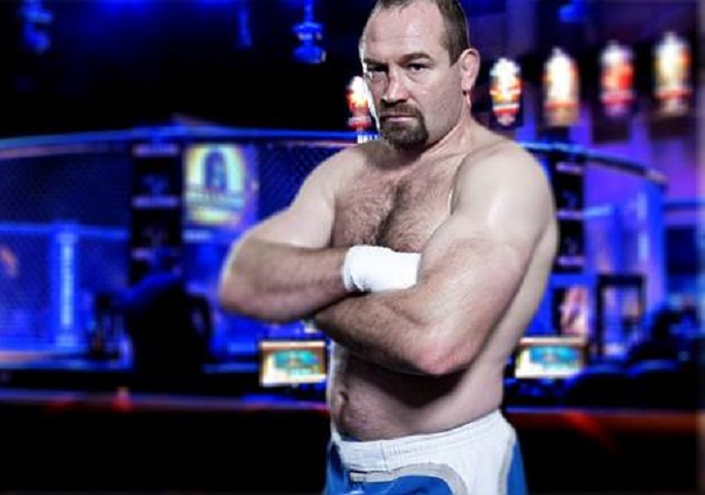 wrestling with Vladimir Matyushenko