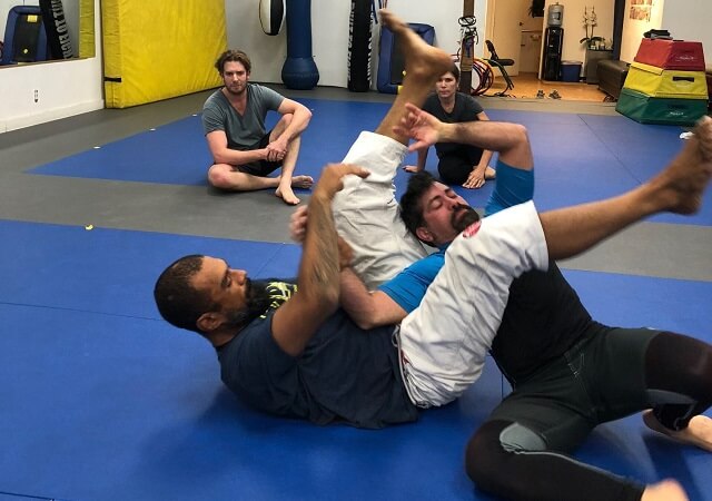 Jiu-Jitsu class at Rokah Karate