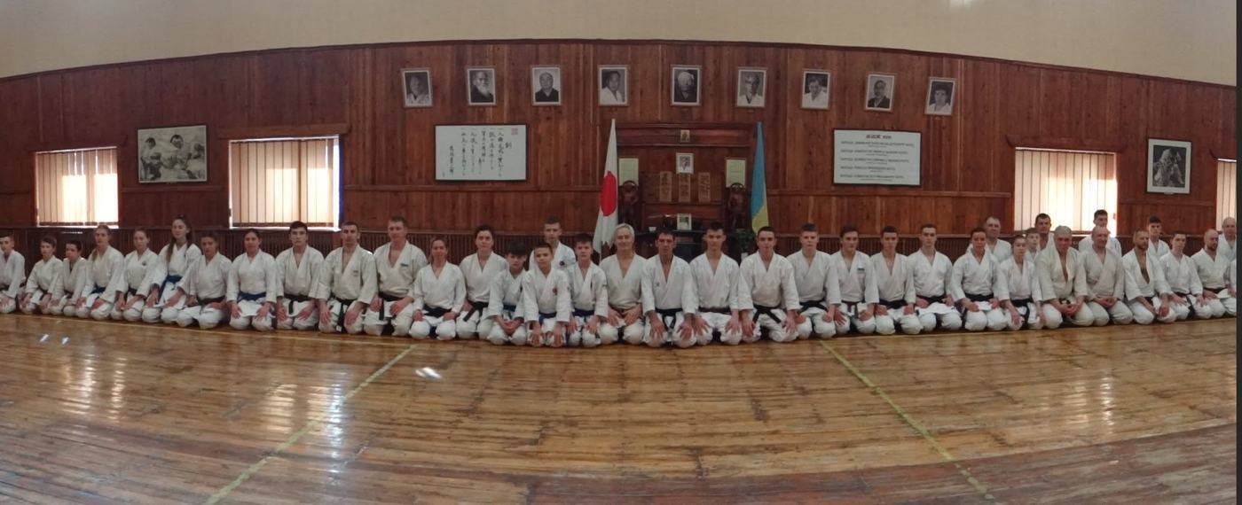 Panoramic seminar group in Ukraine